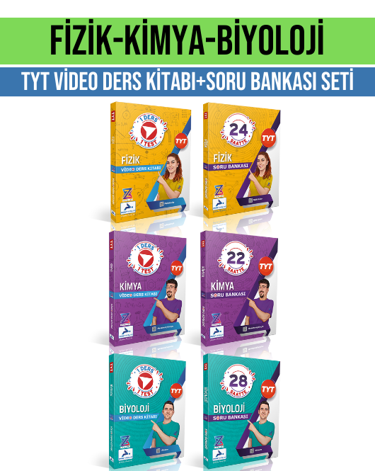 Fizikfinito-Biosem-Meschemy - Fen Bilimleri TYT Full Set - 3 Video Ders+3Soru Bankası