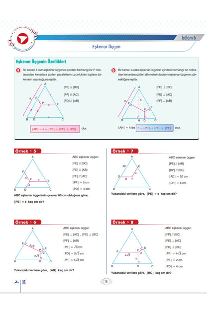 Prf Yayınları Merkeze Teğet Geometri- Üçgenler Video Ders Fasikülü / 9786257423984