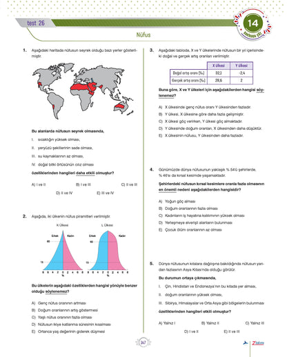 Coğrafyanın Kodları - AYT Coğrafya Soru Bankası - Paraf Z Takımı